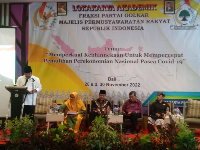 Fraksi Partai Golkar MPR RI Mengadakan Lokakarya Bersama Ketua Umum Satkar Ulama Indonesia