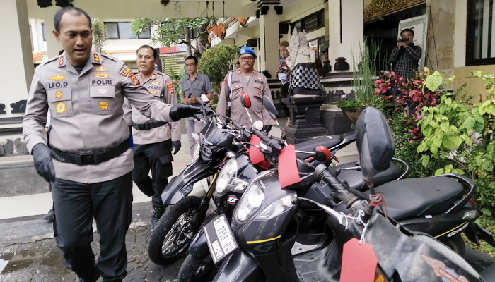 Polres Tabanan Ungkap Sindikat Curanmor Antarprovinsi