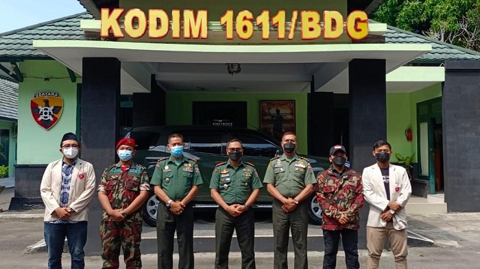 Dandim 1611/Badung Terima Audensi Ketua Pemuda Muhammadiyah Kota Denpasar