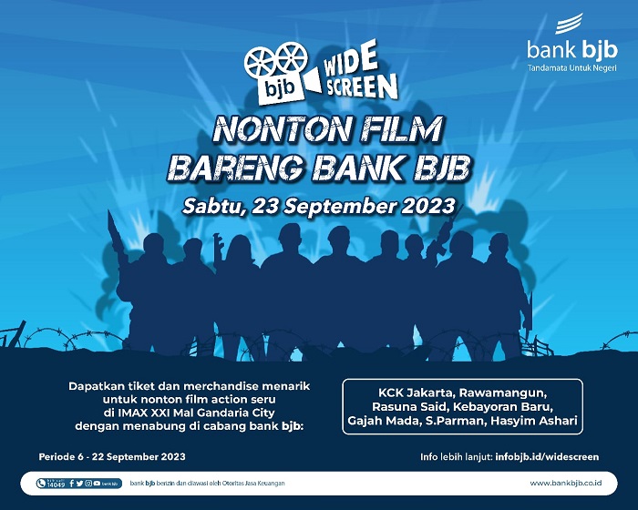 Nabung di bank bjb, Nasabah Bisa Dapatkan Tiket Nonton Expendables 4