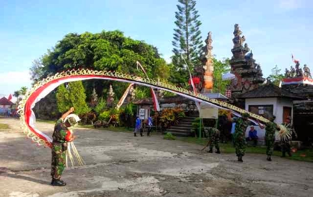 Sambut SBY, Ratusan Penjor Hiasai TPB Tabanan