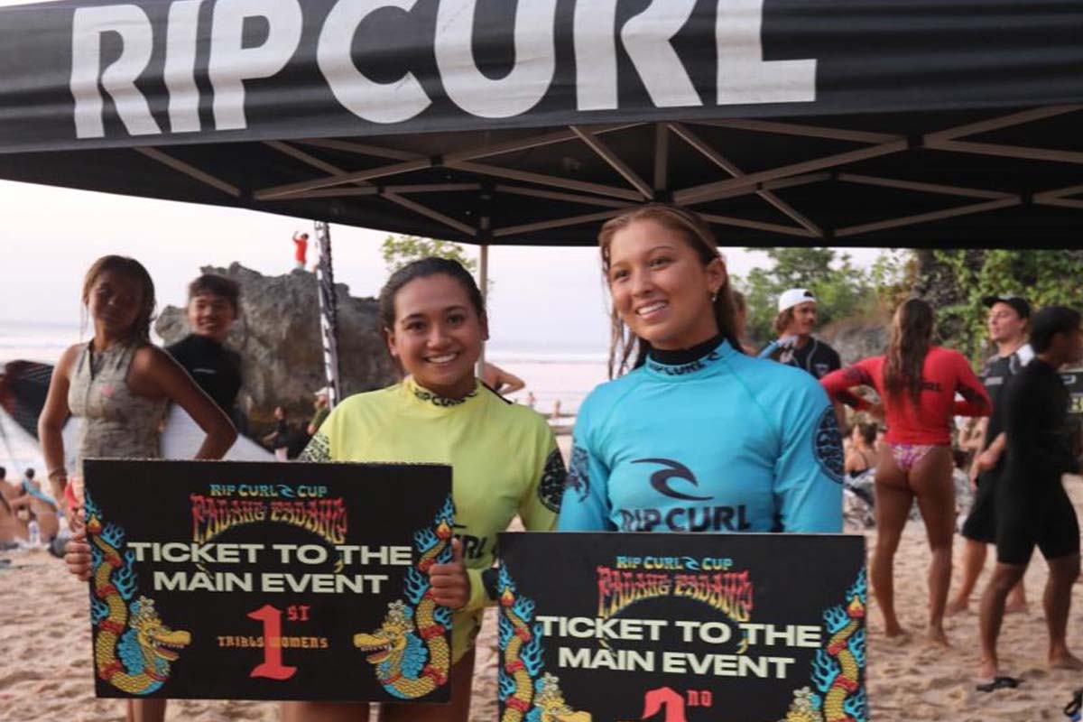 Rip Curl Cup Padang Padang 2026: Taina Izquierdo dan Paris Nalendra Wakili Indonesia di Main Event