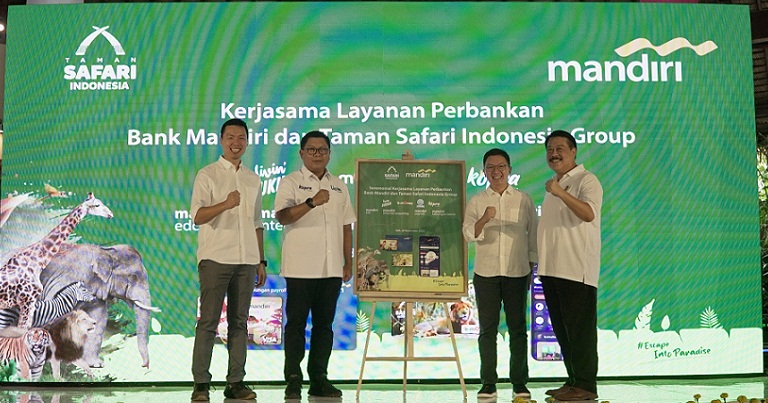 Genjot Industri Pariwisata, Bank Mandiri Perkuat Kerja Sama dengan Taman Safari Indonesia Group