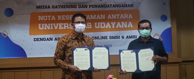 Unud Rangkul AMSI dan SMSI Sebarkan Informasi Kampus ke Masyarakat