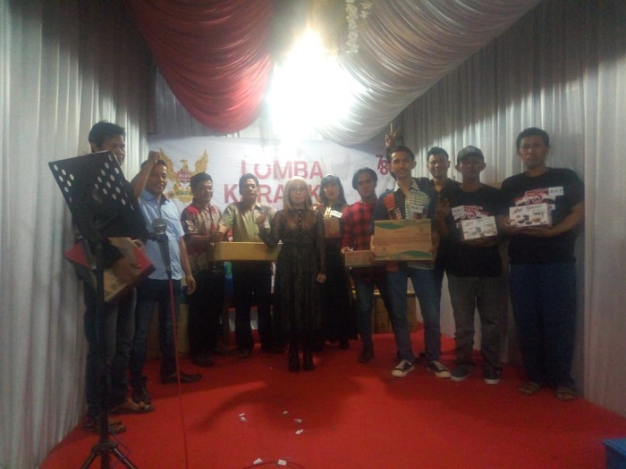 Viosarinews.com Memeriahkan Lomba Karaoke HUT Kemerdekaan RI ke 78 di Sembungharjo